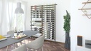 Adjustable Vertical Wine Display Rack – Wall & Ceiling Mounted Combination A