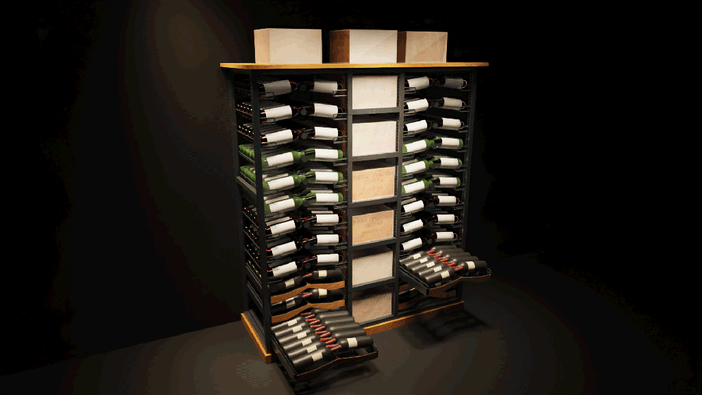 Premium Wine Rack Set – 3 Unit Modular Storage with Drawers & Box Shelves 312 Bottles