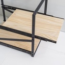 Modular Wine Crate Rack – Pull-Out Storage for 2 Original Wooden Cases