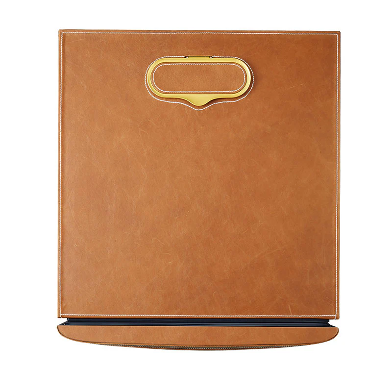 Luxury Cigar Humidor Cabinet – 250-Cigar Capacity, Leather Finish & Precision Climate Control