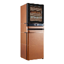 Luxury Cigar Humidor – 2200 Cigars Capacity | Leather & Spanish Cedar | Precision Climate Control