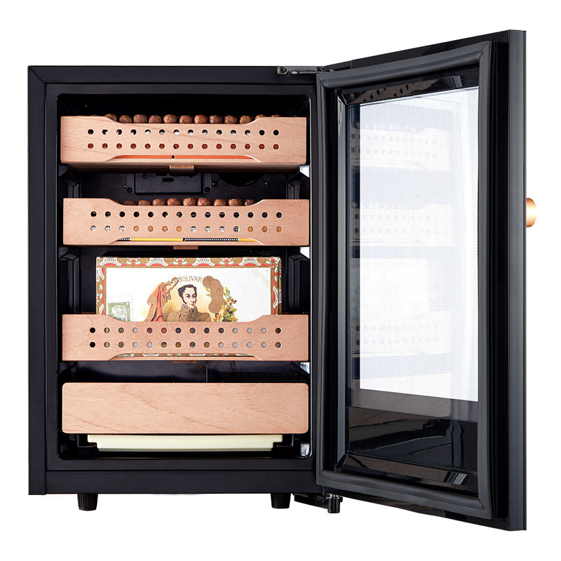 Afidano B1 – Cigar Humidor Cabinet, 400 Cigars, Low-E Glass Door & Touch Control