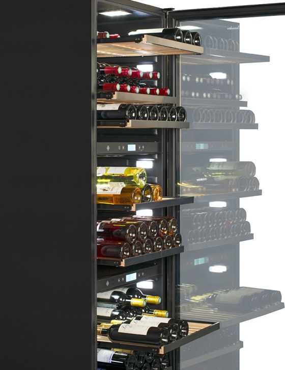 MT145TZ - Triple Zone Wine Cabinet - 143 bottles