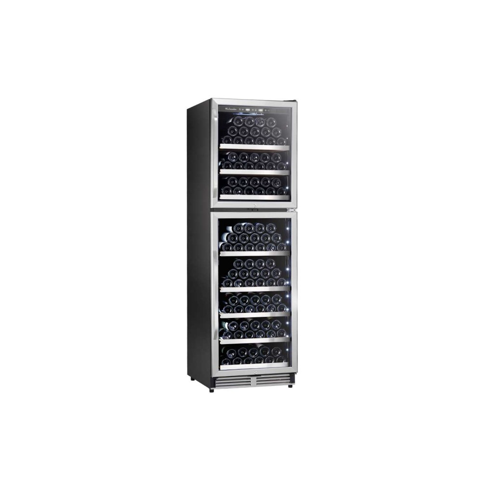 MT166DP - Double Zone Wine Cabinet - 172 bottles
