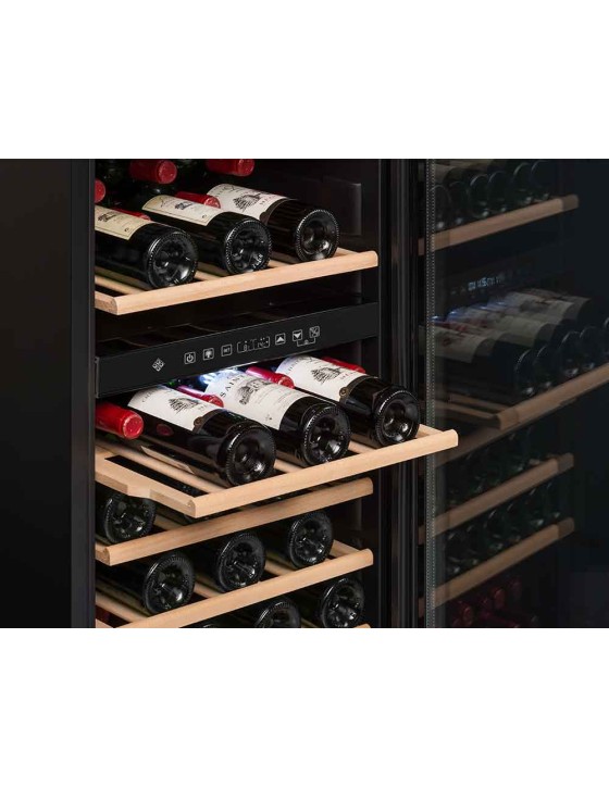 ECS812Z Double Zone Wine Cabinet - 75 bottles