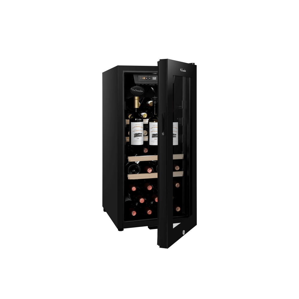 LS38BLACK Mono Zone Wine Cabinet - 38 bottles