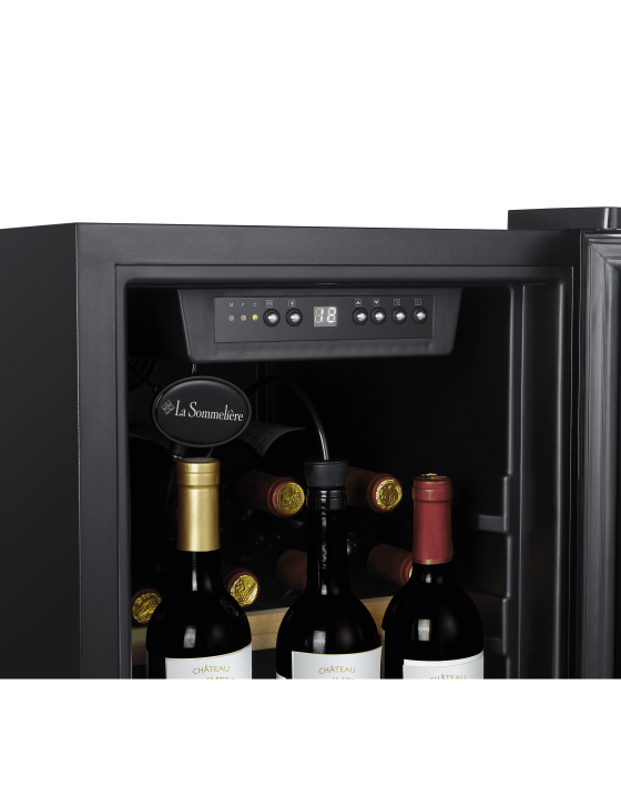 LS38BLACK Mono Zone Wine Cabinet - 38 bottles