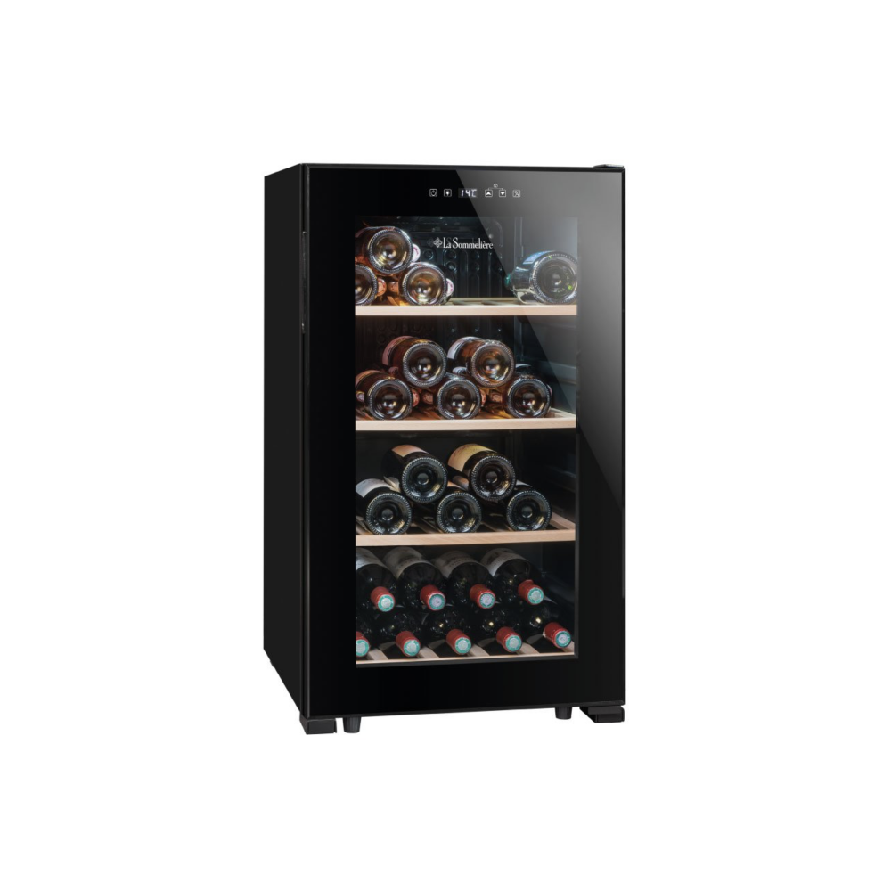LS52BLACK Mono Zone Wine Cabinet - 52 bottles