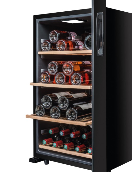 LS52BLACK Mono Zone Wine Cabinet - 52 bottles