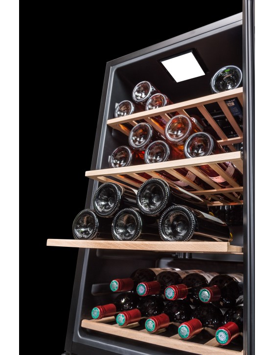 LS52BLACK Mono Zone Wine Cabinet - 52 bottles