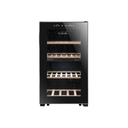 LS512ZBLACK Double Zone Wine Cabinet - 50 bottles