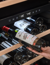 LS102DZBLACK Double Zone Wine Cabinet - 102 bottles