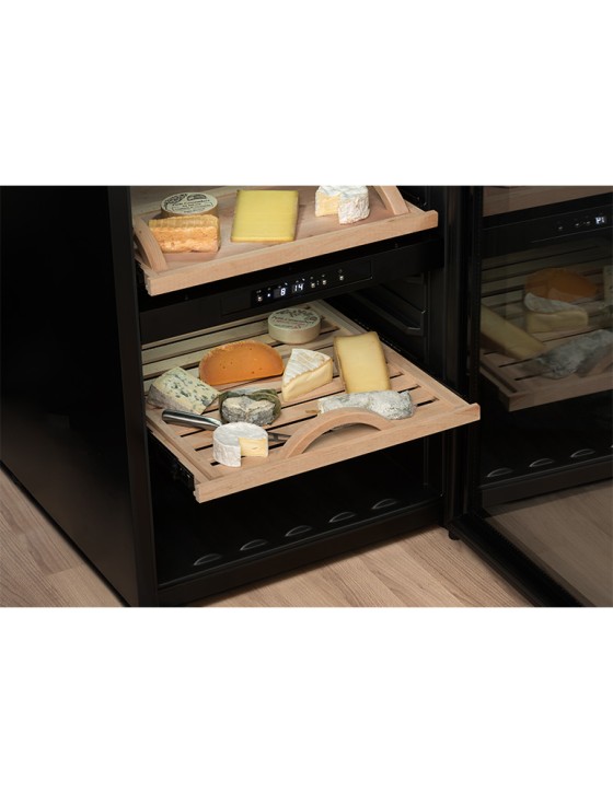 CAF52 Double Zone Cheese Cabinet - 168L
