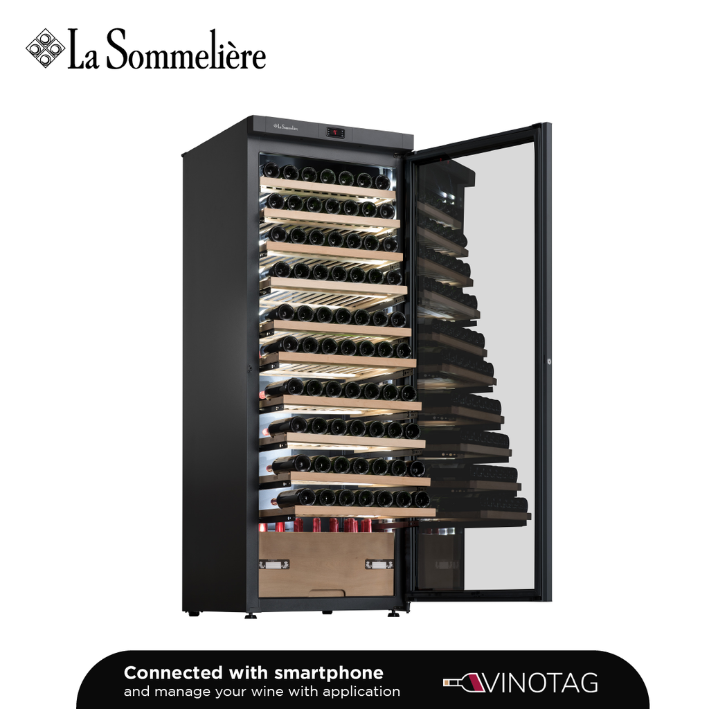 VIP330V Full Shelf - Multi Zone Wine Cabinet - 163 bottles