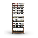Adjustable Vertical Wine Display Rack – Wall & Ceiling Mounted Combination A