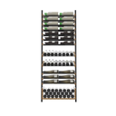 Adjustable Vertical Wine Display Rack – Wall & Ceiling Mounted Combination A2