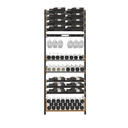 Adjustable Vertical Wine Display Rack – Wall & Ceiling Mounted Combination C2