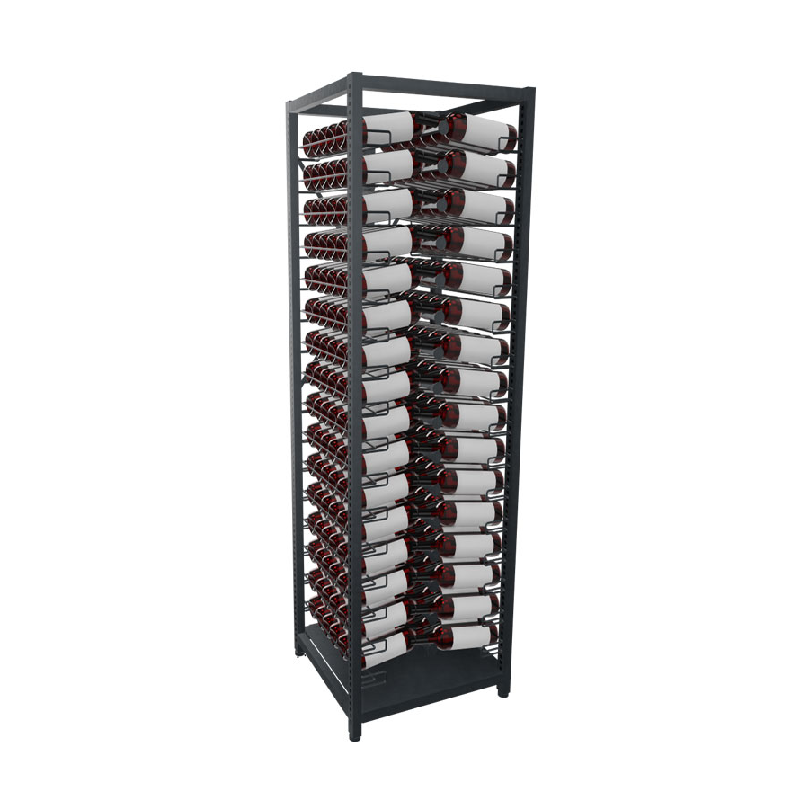 Casier à vin compact – Système de stockage 16 niveaux 208 bouteilles (180 cm)