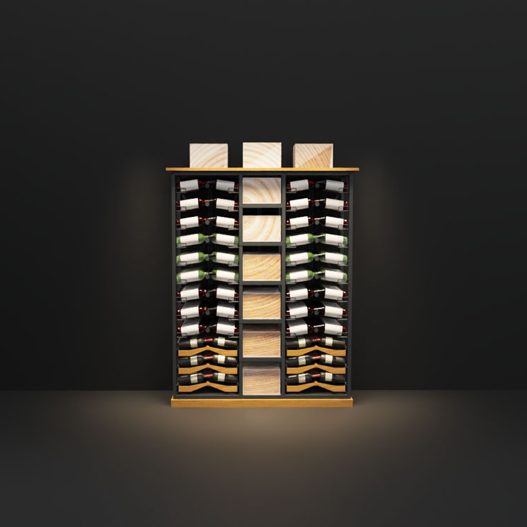 Premium Wine Rack Set – 3 Unit Modular Storage with Drawers & Box Shelves 312 Bottles