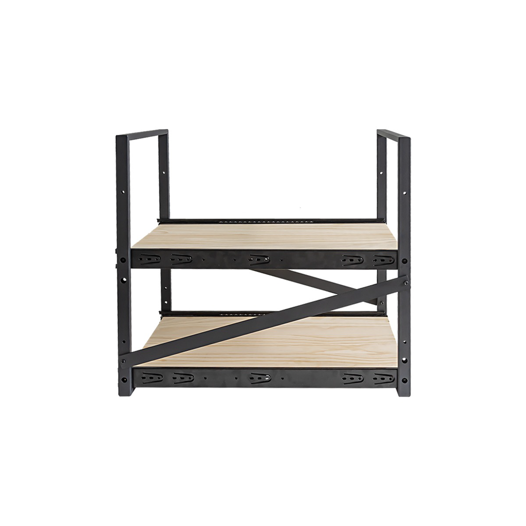 Rangements pour caisses de vins – Rangement coulissant pour 2 caisses bois