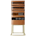 Luxury Cigar Humidor Cabinet – 250-Cigar Capacity, Leather Finish & Precision Climate Control