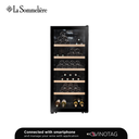 La Sommelière LS117BLACK Mono Zone Wine Cabinet - 121 bottles