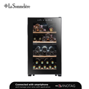 La Sommelière LS512ZBLACK Double Zone Wine Cabinet - 50 bottles