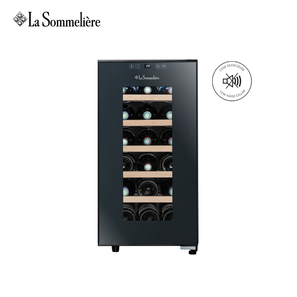 La Sommelière LS18SILENCE Mono Zone Wine Cabinet - 18 bottles