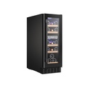 Temptech PRESX30DB-24 Cave à vin double zone - 17 bouteilles