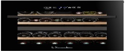 La Sommelière LSBI36BDZ2 Double Zone Built-in Column Wine Cabinet - 36 bottles