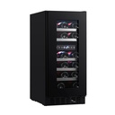 Temptech SOMQ38DRB-24 Double Zone Wine Cabinet - 32 Bottles