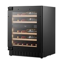Temptech SKX6070DKFL Double Zone Wine Cabinet - 34 Bottles