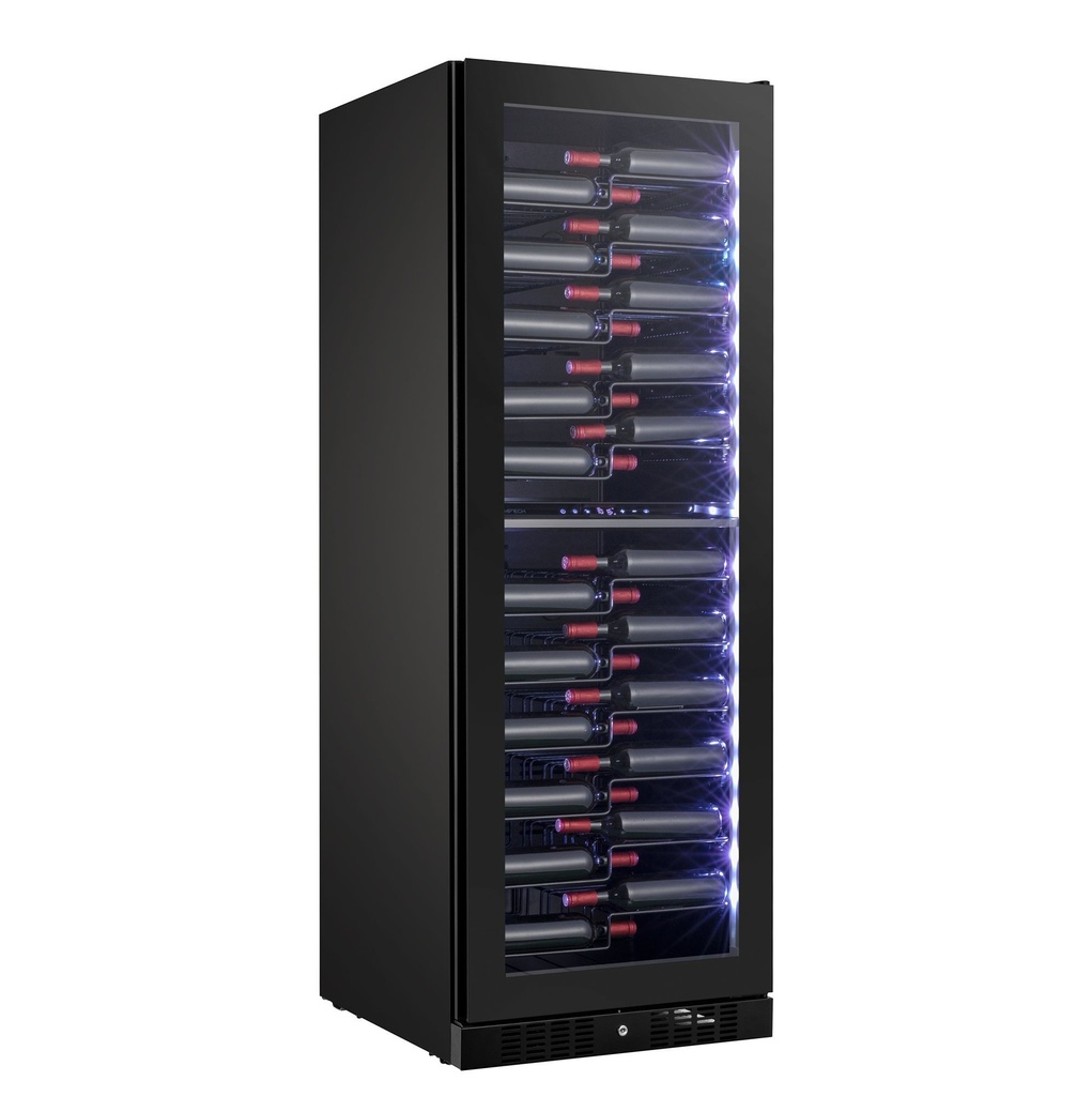 Temptech CPRO1800DRB-24 Double Zone Wine Cabinet - 131 Bottles