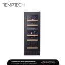 Temptech CLX30DB Double Zone Wine Cabinet - 16 Bottles