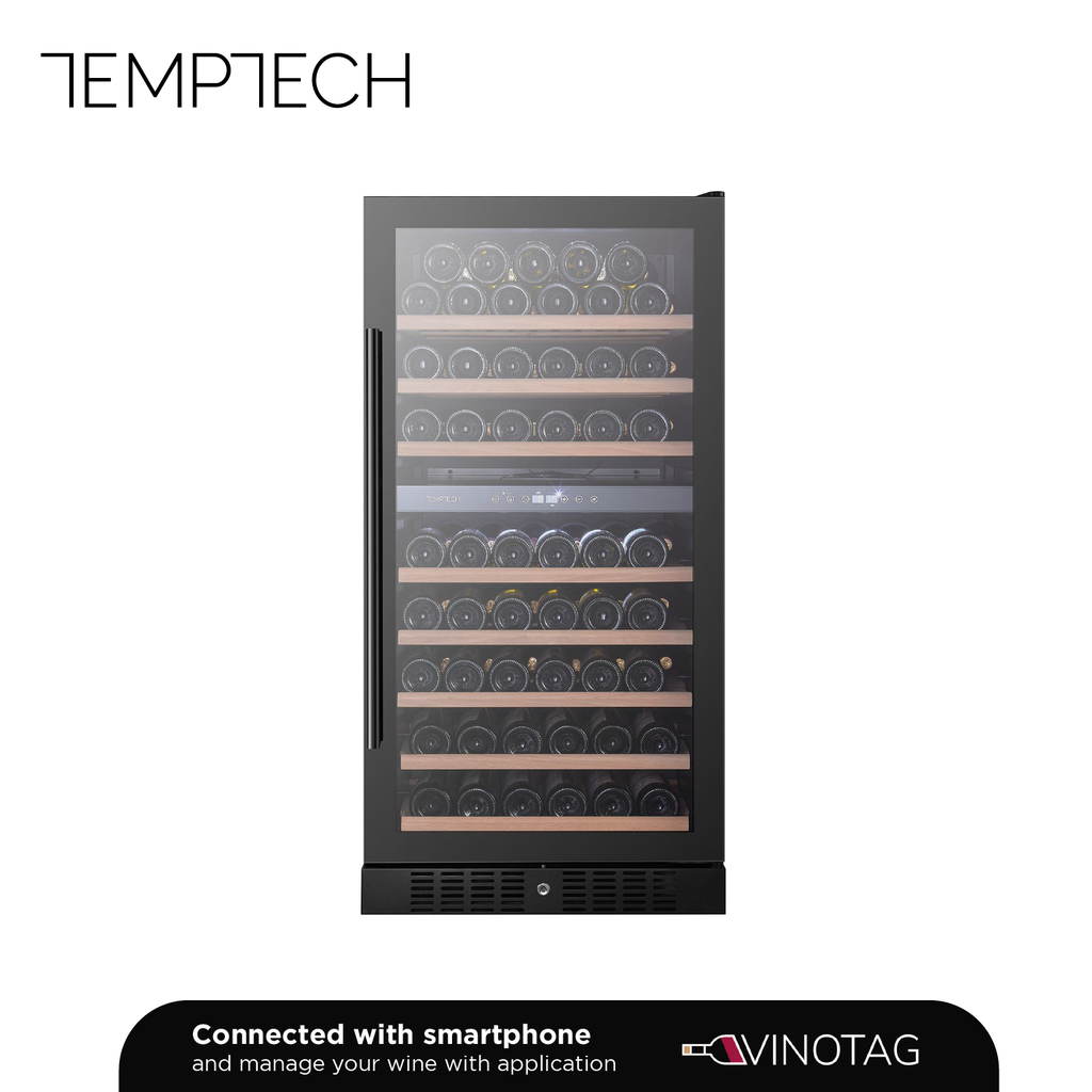 Temptech CL120DB Double Zone Wine Cabinet - 94 Bottles