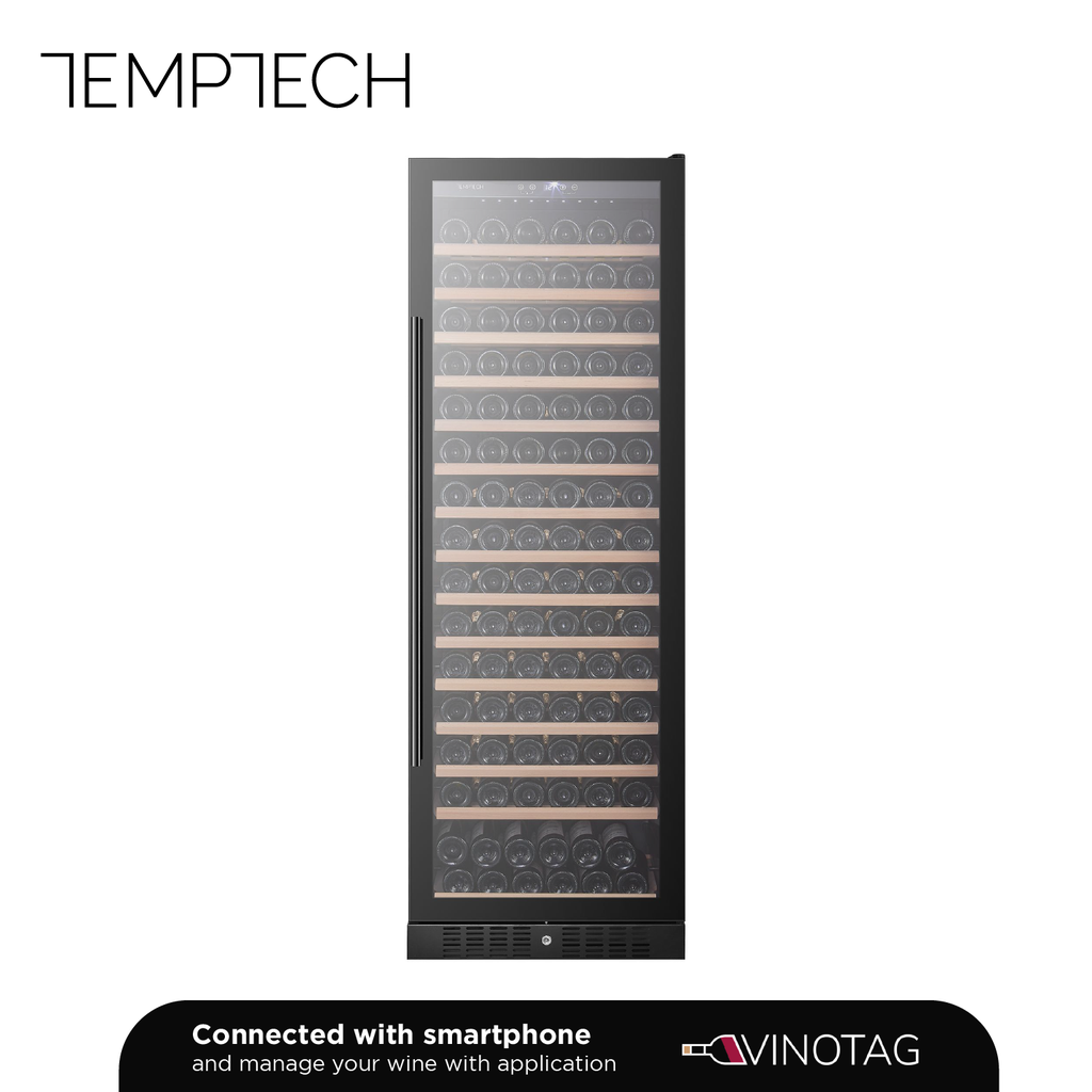 Temptech CL180SB Armoire à Vin Mono Zone – 166 Bouteilles