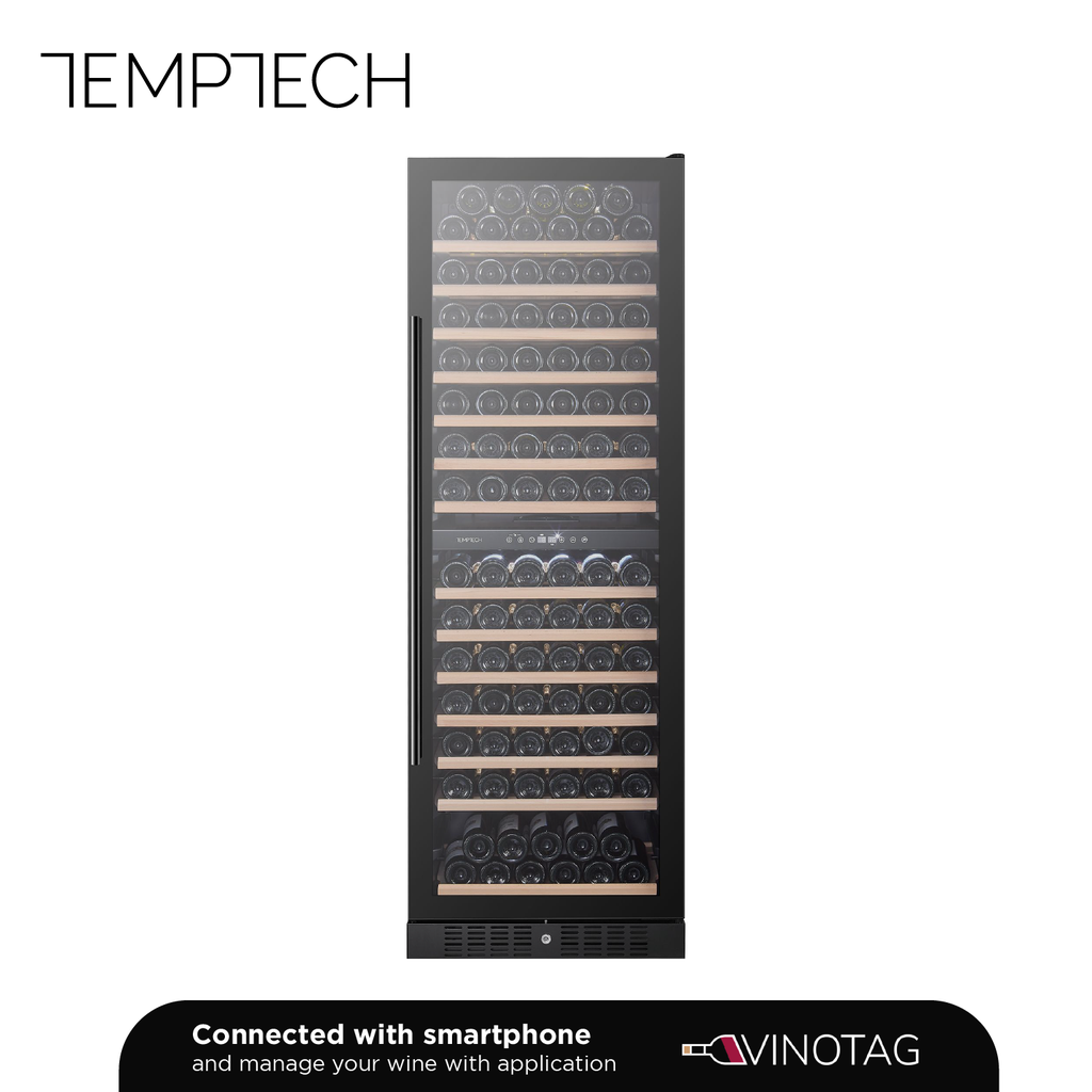 CL180DB Double Zone Wine Cabinet - 163 Bottles