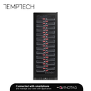 Temptech CPRO1800SRB-24 Armoire à Vin Mono Zone – 143 Bouteilles