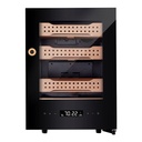 Afidano B1 – Armoire à cigares 400 cigares, porte vitrée Low-E & commande tactile