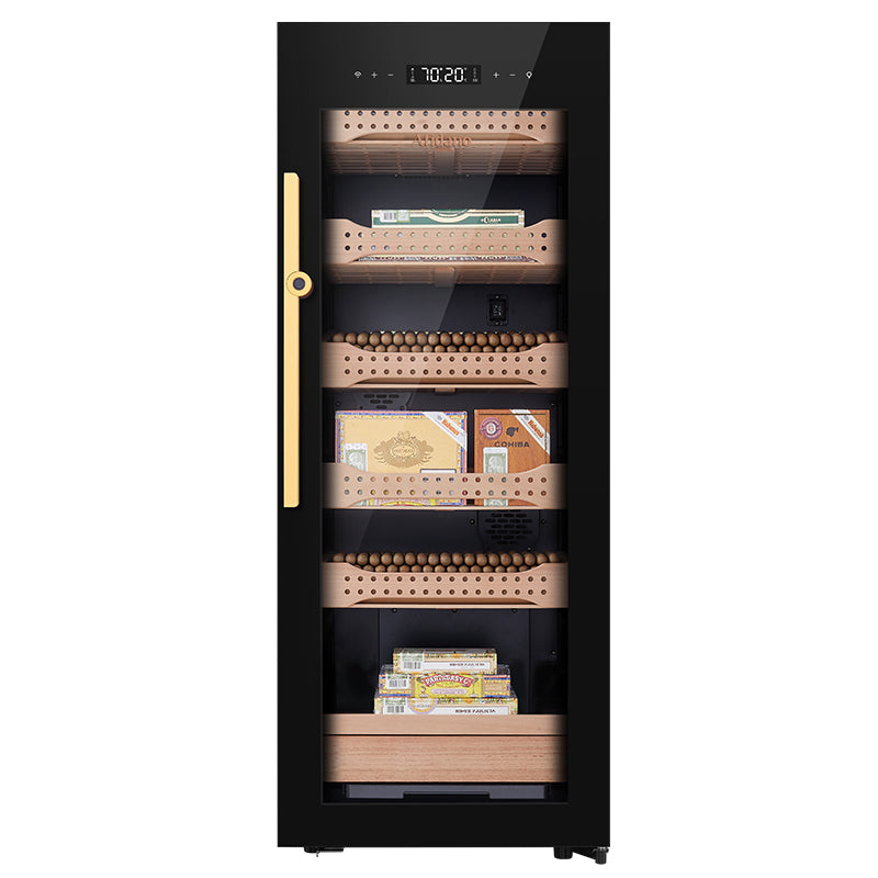 Afidano B4 – Cigar Humidor Cabinet, 1200 Cigars, Low-E Glass Door & Touch Control