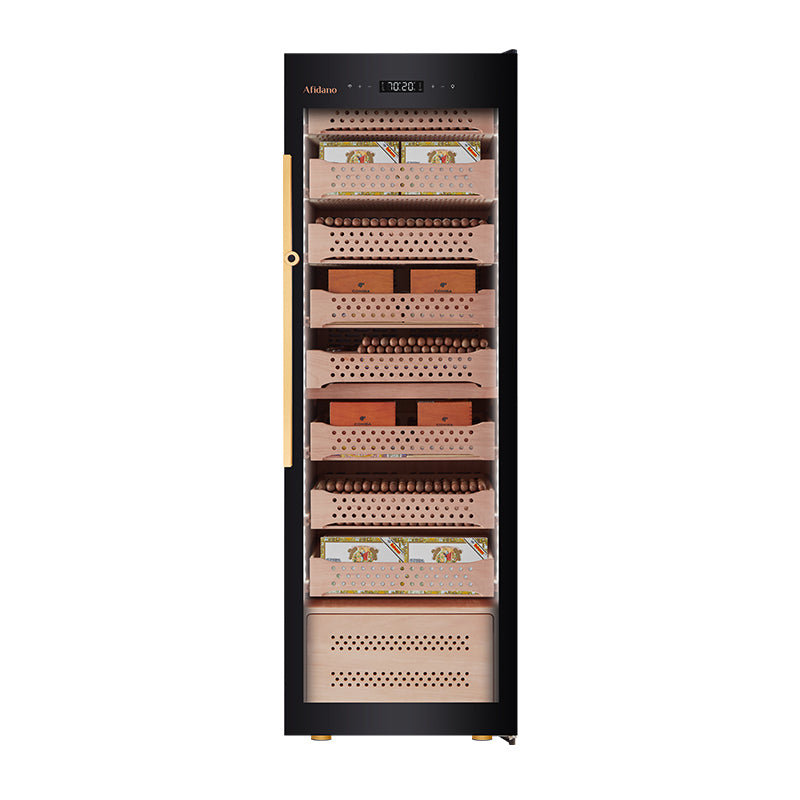 Afidano B8 – Humidorschrank 2500 Zigarren, Low-E-Glastür & Touch-Bedienung