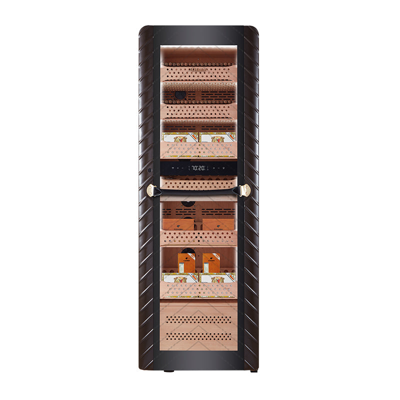 Afidano C8 Atelier – Armoire à cigares sculpturale 2500 cigares, tiroirs en cèdre espagnol