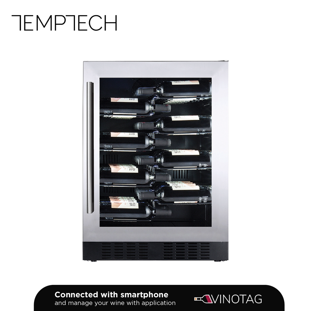 Temptech CPROX60SX-24 Mono Zone wine cabinet - 40 Bottles