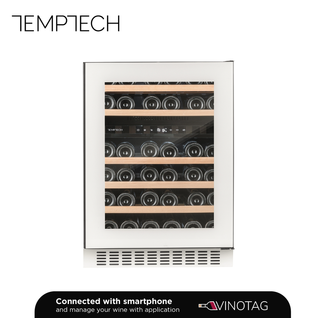 Temptech OX60DRW Double Zone Wine Cabinet - 46 Bottles