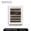 Temptech OX60DRW Double Zone Wine Cabinet - 46 Bottles