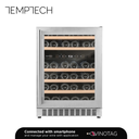 Temptech OX60DX-24 Double Zone Wine Cabinet - 46 Bottles