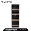 Temptech PRES180DB-24 Doppelzonen-Weinkühlschrank – 163 Flaschen