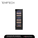 PRESX30DB Armoire à Vin Double Zone – 17 Bouteilles