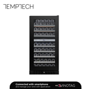 Temptech ST120DRB Weinkühlschrank Zwei Zonen – 94 Flaschen