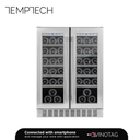 ST2DX60DS Armoire à vin double température - 38 bouteilles